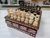 Шахматы резные в подарочном ларце Вязь фото 1 — hichess.ru - шахматы, нарды, настольные игры