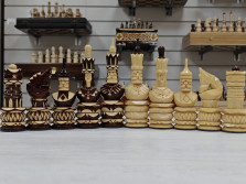 Шахматные фигуры Круглые щиты без доски — hichess.ru - шахматы, нарды, настольные игры