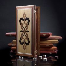 Нарды Корона Темные, мастерская Кадун — hichess.ru - шахматы, нарды, настольные игры