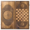 Нарды резные «Бесконечность» 60, Zakaryan фото 7 — hichess.ru - шахматы, нарды, настольные игры