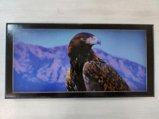 Нарды деревянные Орел средние 50 на 50 см черные — hichess.ru - шахматы, нарды, настольные игры