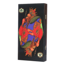 Нарды цветные Палех — hichess.ru - шахматы, нарды, настольные игры