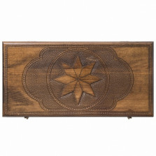 Нарды резные «Звезда» 60, Zakaryan — hichess.ru - шахматы, нарды, настольные игры