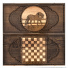 Нарды резные Лошадь 2" 60, Zakaryan" фото 3 — hichess.ru - шахматы, нарды, настольные игры