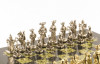 Шахматы эксклюзивные "Средневековье" доска 44х44 см змеевик фото 3 — hichess.ru - шахматы, нарды, настольные игры