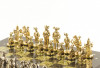 Шахматы эксклюзивные "Средневековье" доска 44х44 см змеевик фото 4 — hichess.ru - шахматы, нарды, настольные игры