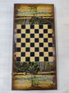 Нарды деревянные Медвежий оскал большие 60 на 60 см фото 3 — hichess.ru - шахматы, нарды, настольные игры