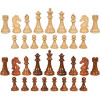 Шахматные фигуры Стаунтон из композита красные большие фото 2 — hichess.ru - шахматы, нарды, настольные игры