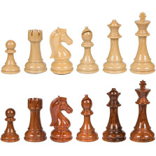 Шахматные фигуры Стаунтон из композита красные большие — hichess.ru - шахматы, нарды, настольные игры