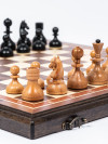 Шахматы подарочные Стародворянские орех средние фото 4 — hichess.ru - шахматы, нарды, настольные игры