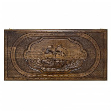 Нарды резные Парусник, Mirzoyan — hichess.ru - шахматы, нарды, настольные игры