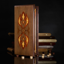 Нарды &quot;Саламандра Элит&quot; из ореха — hichess.ru - шахматы, нарды, настольные игры