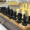 Шахматный ларец с выдвижными ящиками дуб Антик с фигурами Стаунтон Royal фото 6 — hichess.ru - шахматы, нарды, настольные игры