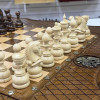 Шахматы нарды шашки Герб резные премиум ручной работы 60 см фото 5 &mdash; hichess.ru - шахматы, нарды, настольные игры