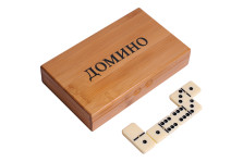 Домино в бамбуковом боксе — hichess.ru - шахматы, нарды, настольные игры
