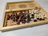 Шахматы-нарды-шашки деревянные с рисунком под мрамор фото 7 — hichess.ru - шахматы, нарды, настольные игры