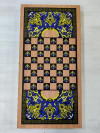 Нарды деревянные Сокол большие 60 на 60 см фото 3 — hichess.ru - шахматы, нарды, настольные игры