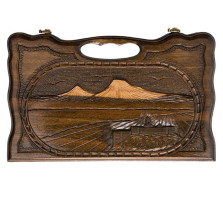 Нарды резные «Арарат» с ручкой 40, Haleyan — hichess.ru - шахматы, нарды, настольные игры