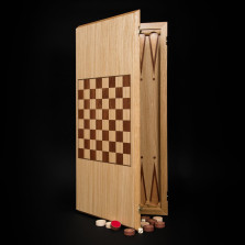 Нарды &quot;Нарды-шашки&quot; (светлый корпус) — hichess.ru - шахматы, нарды, настольные игры