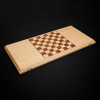 Нарды "Нарды-шашки" (светлый корпус) фото 2 — hichess.ru - шахматы, нарды, настольные игры