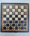 Шашки эксклюзивные из дерева венге Волк 40 см фото 1 — hichess.ru - шахматы, нарды, настольные игры