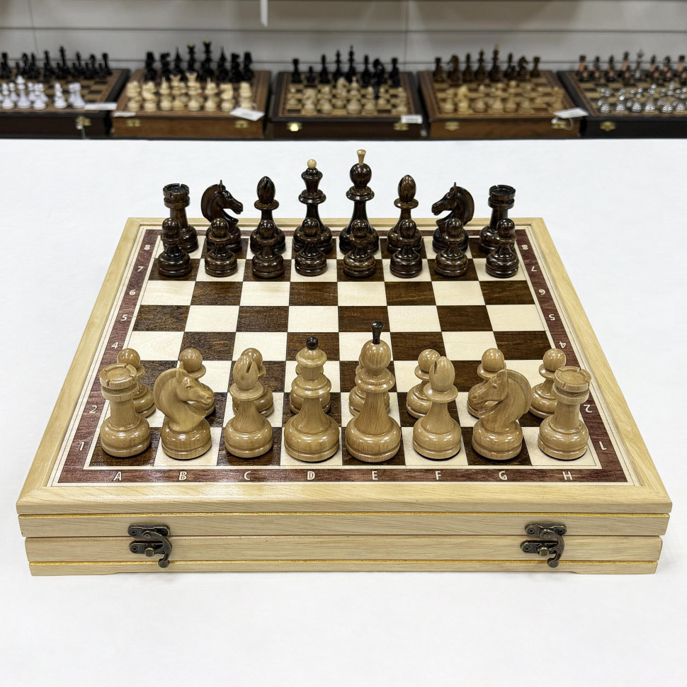 Шахматы подарочные в ларце из граба Премиальные люкс фото 1 &mdash; hichess.ru - шахматы, нарды, настольные игры