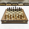 Шахматы в ларце из дерева ореха с фигурами Суприм бук фото 1 &mdash; hichess.ru - шахматы, нарды, настольные игры