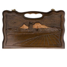 Нарды резные Арарат с ручкой 30, Haleyan — hichess.ru - шахматы, нарды, настольные игры