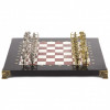 Шахматы "Римские лучники" 28х28 см из лемезита и мрамора фото 2 — hichess.ru - шахматы, нарды, настольные игры