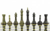 Каменные шахматы из змеевика 32х32 см фото 5 — hichess.ru - шахматы, нарды, настольные игры