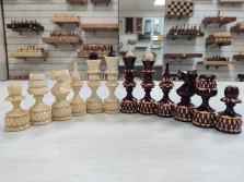 Шахматные фигуры Классика резная (без доски) — hichess.ru - шахматы, нарды, настольные игры