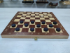 Шашки подарочные из дерева интарсия темные фото 1 — hichess.ru - шахматы, нарды, настольные игры