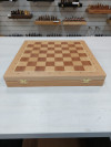 Шахматная доска ларец Модерн без фигур бук 45 см фото 1 — hichess.ru - шахматы, нарды, настольные игры
