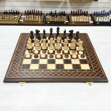 Шахматы нарды шашки венге Суприм — hichess.ru - шахматы, нарды, настольные игры