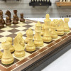 Шахматы подарочные орех с фигурами Стаунтон Чемпион из самшита и палисандра средние фото 4 — hichess.ru - шахматы, нарды, настольные игры