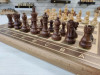  Шахматы профессиональные с утяжеленными фигурами Эндшпиль из самшита и ореха большие фото 4 — hichess.ru - шахматы, нарды, настольные игры