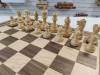  Шахматы профессиональные с утяжеленными фигурами Эндшпиль из самшита и ореха большие фото 5 — hichess.ru - шахматы, нарды, настольные игры