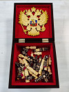 Шахматы резные в ларце Русские воины средние фото 2 — hichess.ru - шахматы, нарды, настольные игры