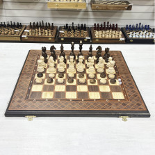 Шахматы нарды шашки орех Бастион матовые — hichess.ru - шахматы, нарды, настольные игры