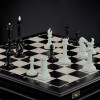 Шахматы Стаунтон Фаворит (черно-белый) фото 3 — hichess.ru - шахматы, нарды, настольные игры