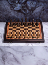 Шахматы деревянные Суприм дуб, черное дерево средние фото 1 — hichess.ru - шахматы, нарды, настольные игры