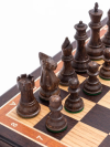 Шахматы деревянные Суприм дуб, черное дерево средние фото 3 — hichess.ru - шахматы, нарды, настольные игры