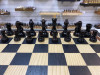 Шахматы Карельская береза моренный дуб Люкс фото 6 — hichess.ru - шахматы, нарды, настольные игры