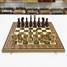 Шахматы деревянные венге с фигурами из дуба большие &mdash; hichess.ru - шахматы, нарды, настольные игры