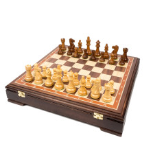 Шахматы Эндшпиль Стаунтон орех — hichess.ru - шахматы, нарды, настольные игры