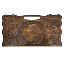 Нарды резные «Бесконечность 2» с ручкой 60, Haleyan — hichess.ru - шахматы, нарды, настольные игры