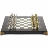 Шахматы Римские лучники 28х28 см офиокальцит мрамор фото 2 — hichess.ru - шахматы, нарды, настольные игры