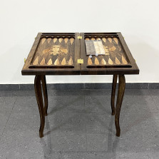 Нарды ломберный стол резной Герб России, Hachatyr — hichess.ru - шахматы, нарды, настольные игры