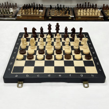 Шахматы шашки магнитные набор 2 в 1 ясень черные 39 см — hichess.ru - шахматы, нарды, настольные игры