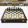 Шахматы в ларце из мореного дуба с фигурами Суприм черно-белыми фото 1 &mdash; hichess.ru - шахматы, нарды, настольные игры